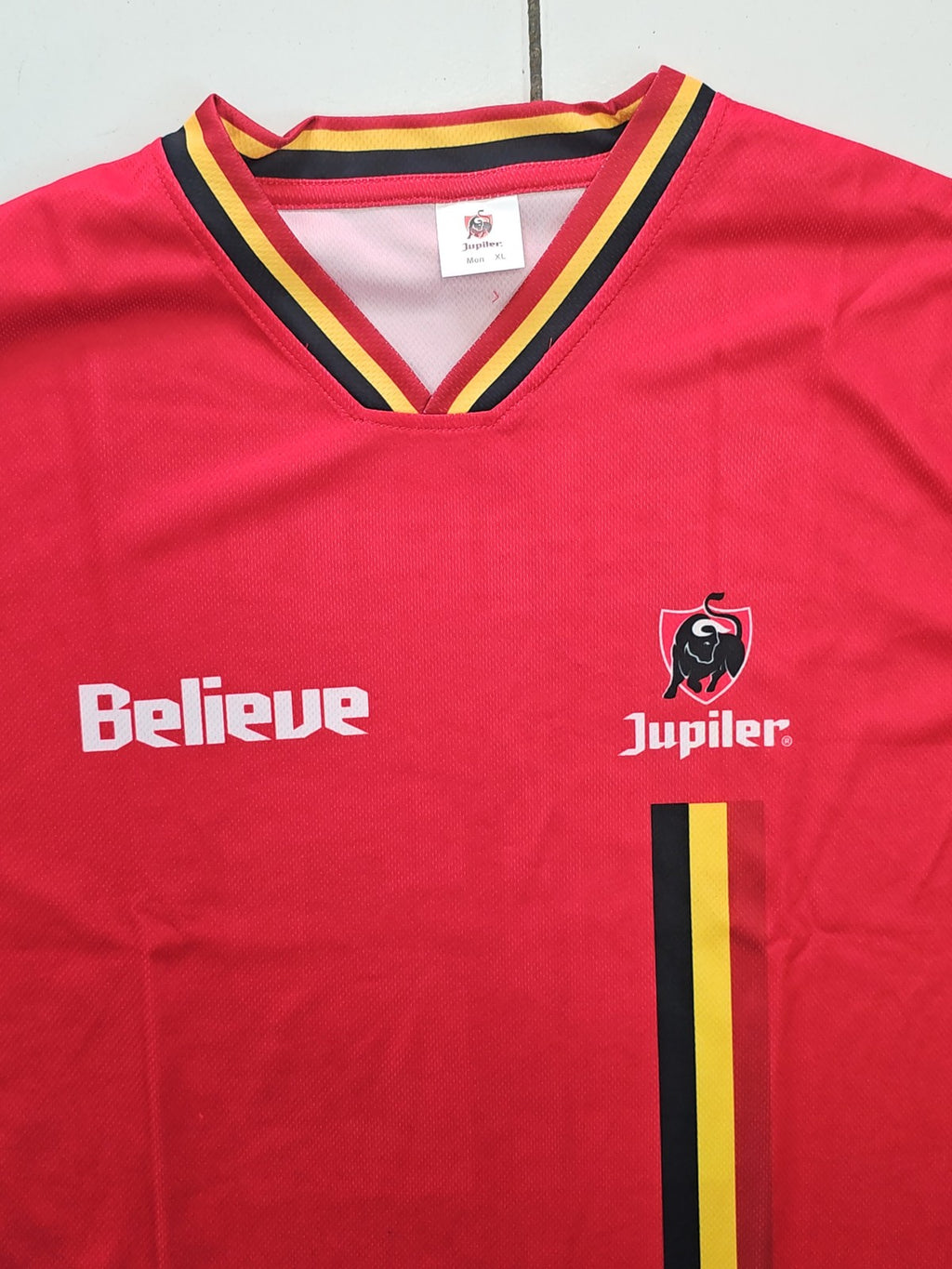 Maillot football Believe Red Devils Jupiler Qatar 2022 supporter Belgique M