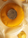 Pièce ancienne Royaume-Uni Édouard III style médaille vintage or