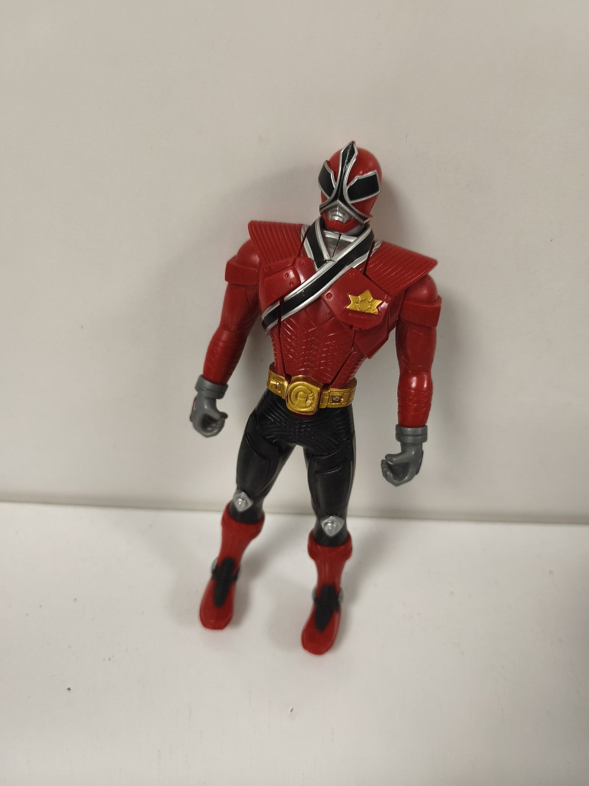 Power Rangers Samurai Red Ranger 6" Bandai 2010 Switch Morphin Figurine articulé