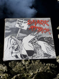 CD Shark Attack pochette illustrée Swim At Own Risk punk rock