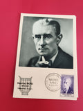 Carte FDC Maurice Ravel 1966 timbre 1er jour compositeur français philatélie