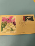 Ancienne enveloppe philatélie ARPHILA 1975, illustration artistique, timbre ?il