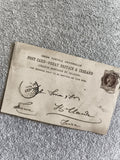 Carte postale CPA Royaume-Uni timbre 1d écrite cachet 1901 Grande-Bretagne