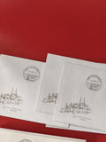 Enveloppe philatélie Neuchâtel SPN illustration château timbre oblitéré