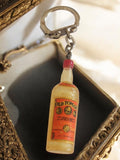 Porte-clés bouteille Old Tom Gin publicitaire vintage France alcool