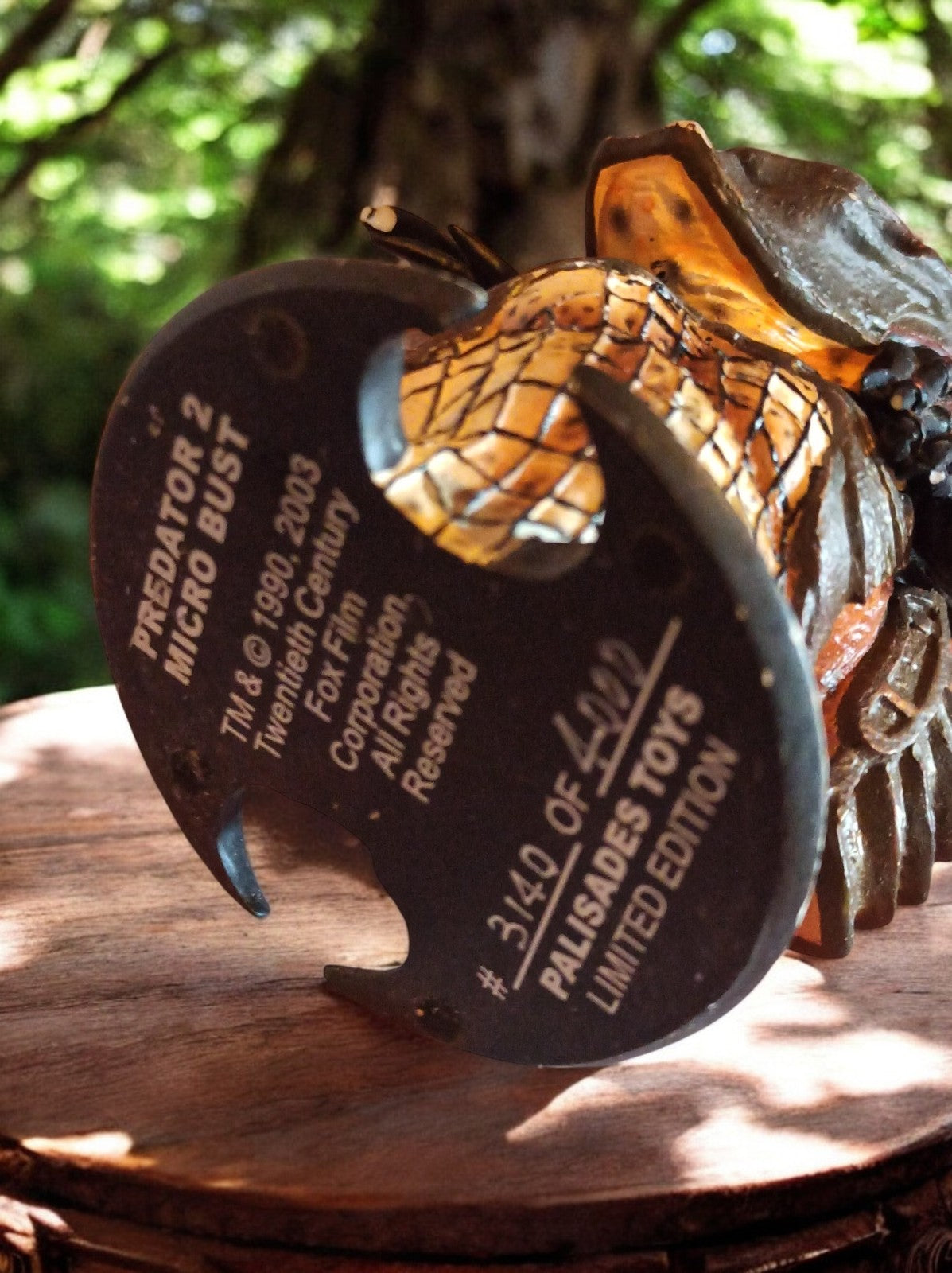 Buste Predator 2 Palisades 2003 figurine limitée 5000 ex. sculpture décorative