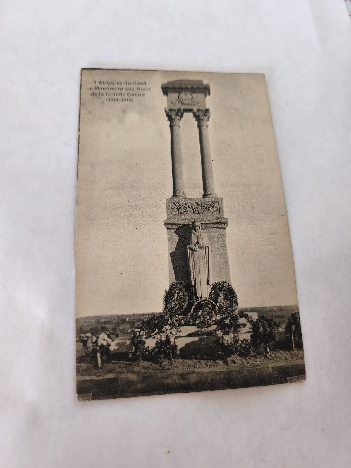 Carte postale ancienne vintage Saint-Gilles du Gard, rétro collection France