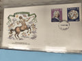 Enveloppe premier jour FDC St Helena Centaurus 1986 timbres Edmond Halley