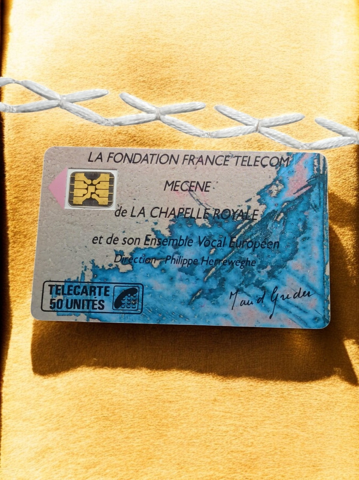 Carte téléphonique vintage France Telecom 50 unités Télécarte La Chapelle Royale