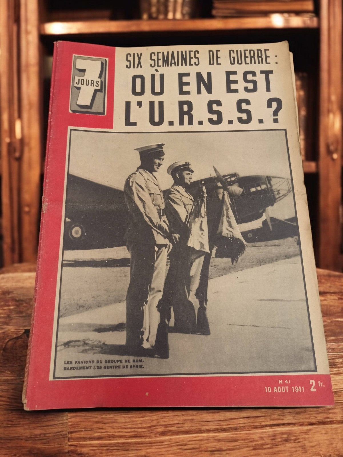 Magazine 7 Jours n°41 10 août 1941 ancien journal rétro URSS Seconde Guerre