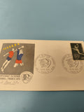Enveloppe FDC premier jour France 1970 handball timbre 0,80 illustration sport