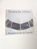 Vintage autocollant publicitaire ancien Airbus grand format collection aviation