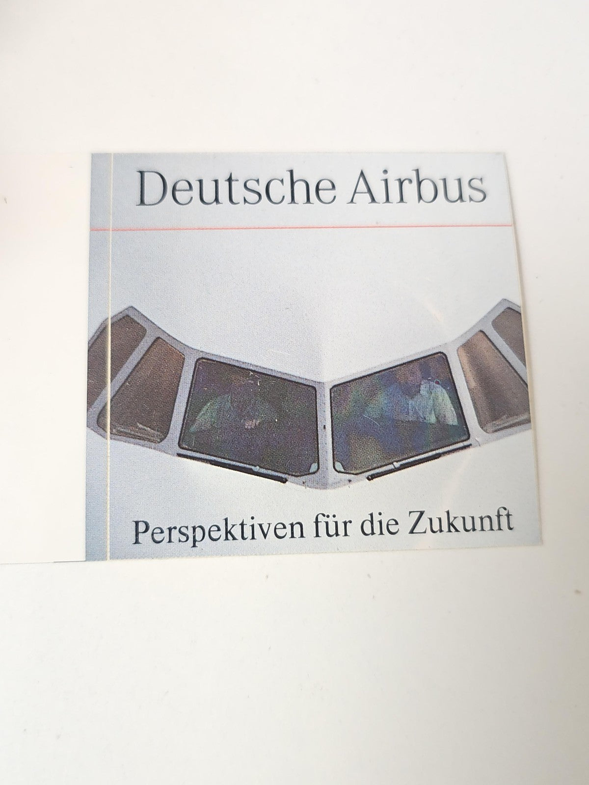 Vintage autocollant publicitaire ancien Airbus grand format collection aviation