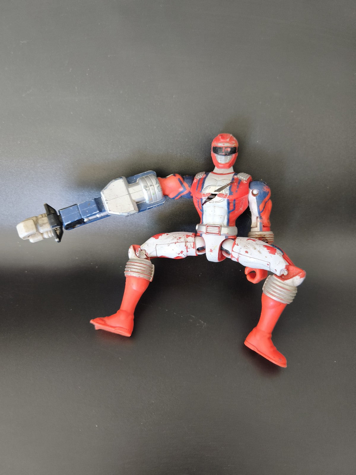 Figurine Bandai Power Rangers Opération Overdrive Red Ranger articulée d'occasio