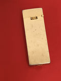 Briquet ancien rectangulaire finition claire, allumeur vintage, accessoire fumeu