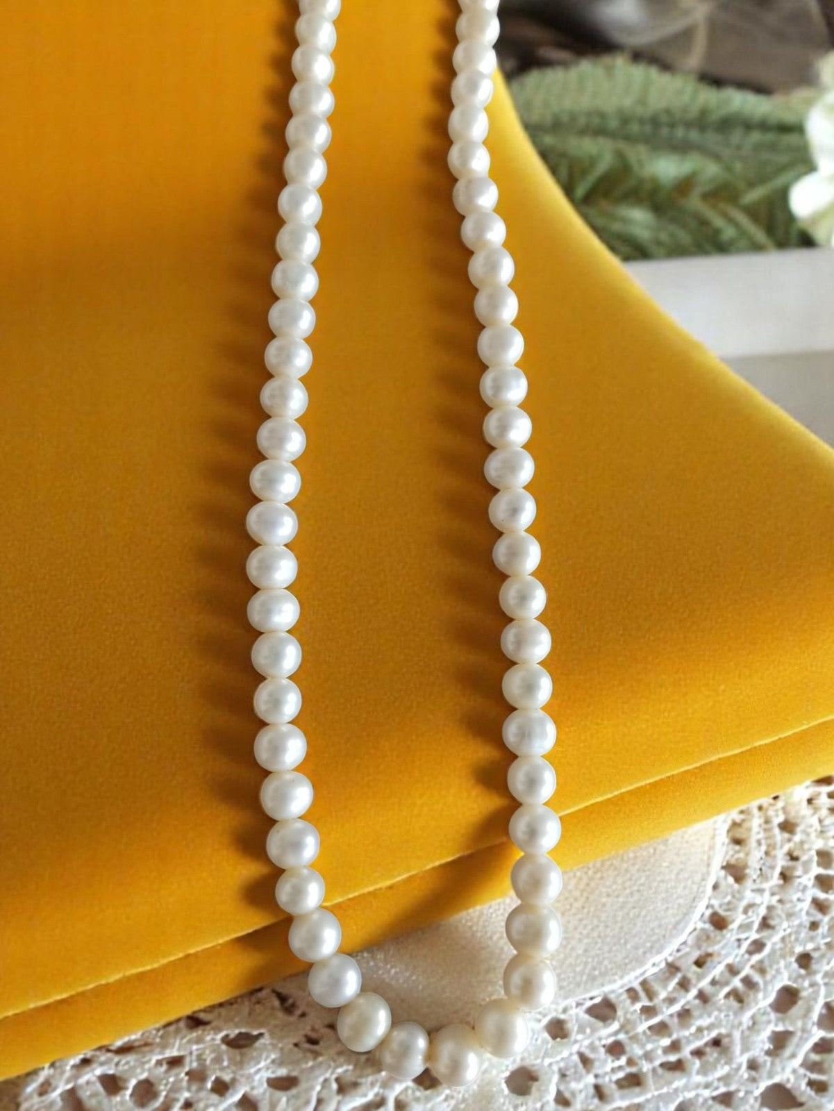 Collier perles de culture authentiques vintage