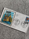 Enveloppe FDC 1971 Ballons montés Paris timbre poste philatélie (Ref 1)