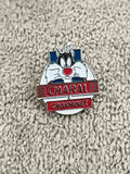 Pin's vintage Charal Grosminet Looney Tunes badge ancien publicité