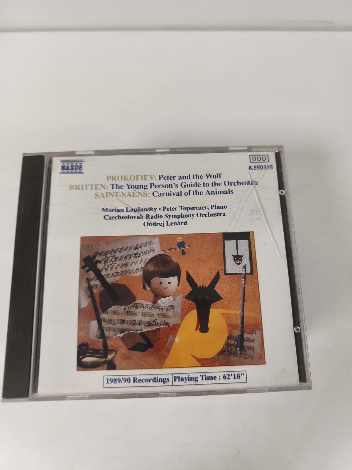 CD Prokofiev Britten Saint-Saëns Peter and the Wolf Young Person?s Guide