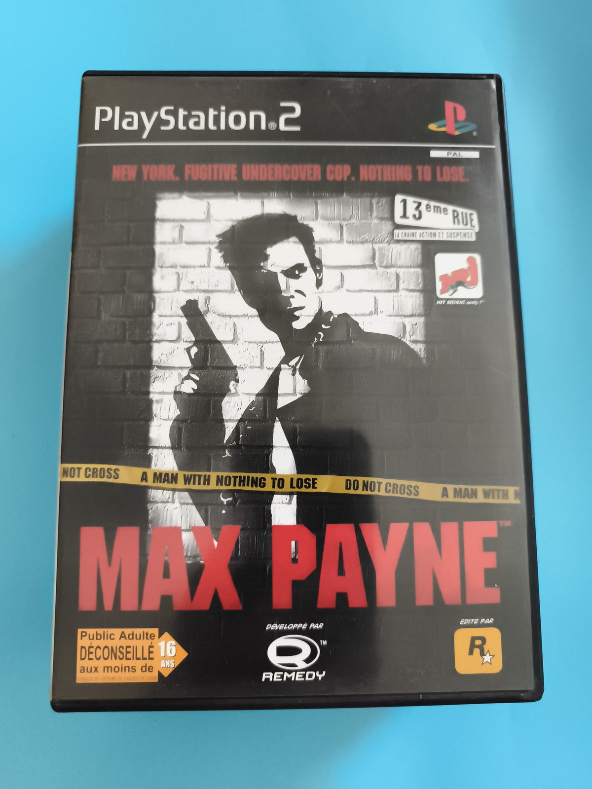 Boîtier vide Max Payne PlayStation 2 PS2 PAL Rockstar Remedy cover