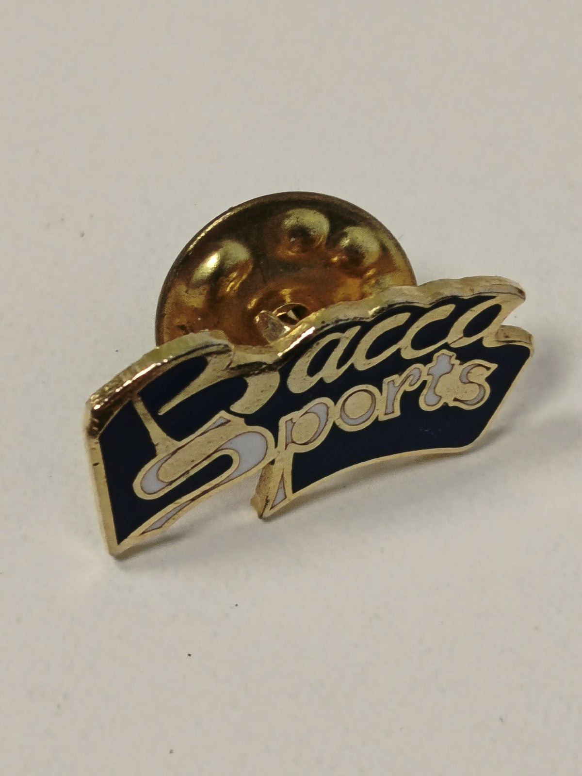 Vintage old sport Bacca pin retro collection badge brooch 80s 90s rare