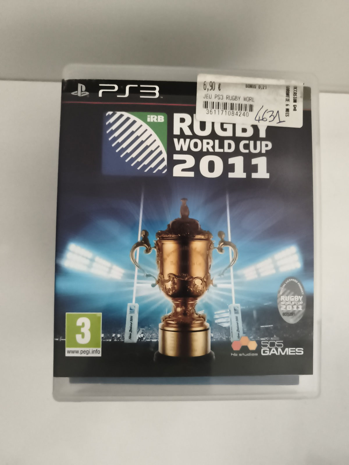 Jeu PS3 Rugby World Cup 2011 PlayStation, 505 Games, sport rugby
