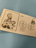 Enveloppe FDC premier jour Sainte Anne d?Auray avec timbre et illustration