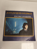 Vinyle 45 tours Jean-Jacques Goldman Encore un Matin pochette bleue single