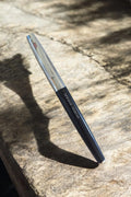 Stylo plume Gervais Danone plaqué or capuchon métal vintage rare