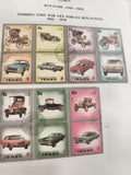 Timbres oblitérés Yémen voitures anciennes 1962-1970 autos classiques philatélie