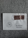 Lettre premier jour Suède 1963 Timbre Gustaf VI Adolf oblitération Gällivare