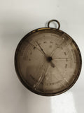 Hygromètre ancien précision, cadran verre cassé, vintage appareil mesure