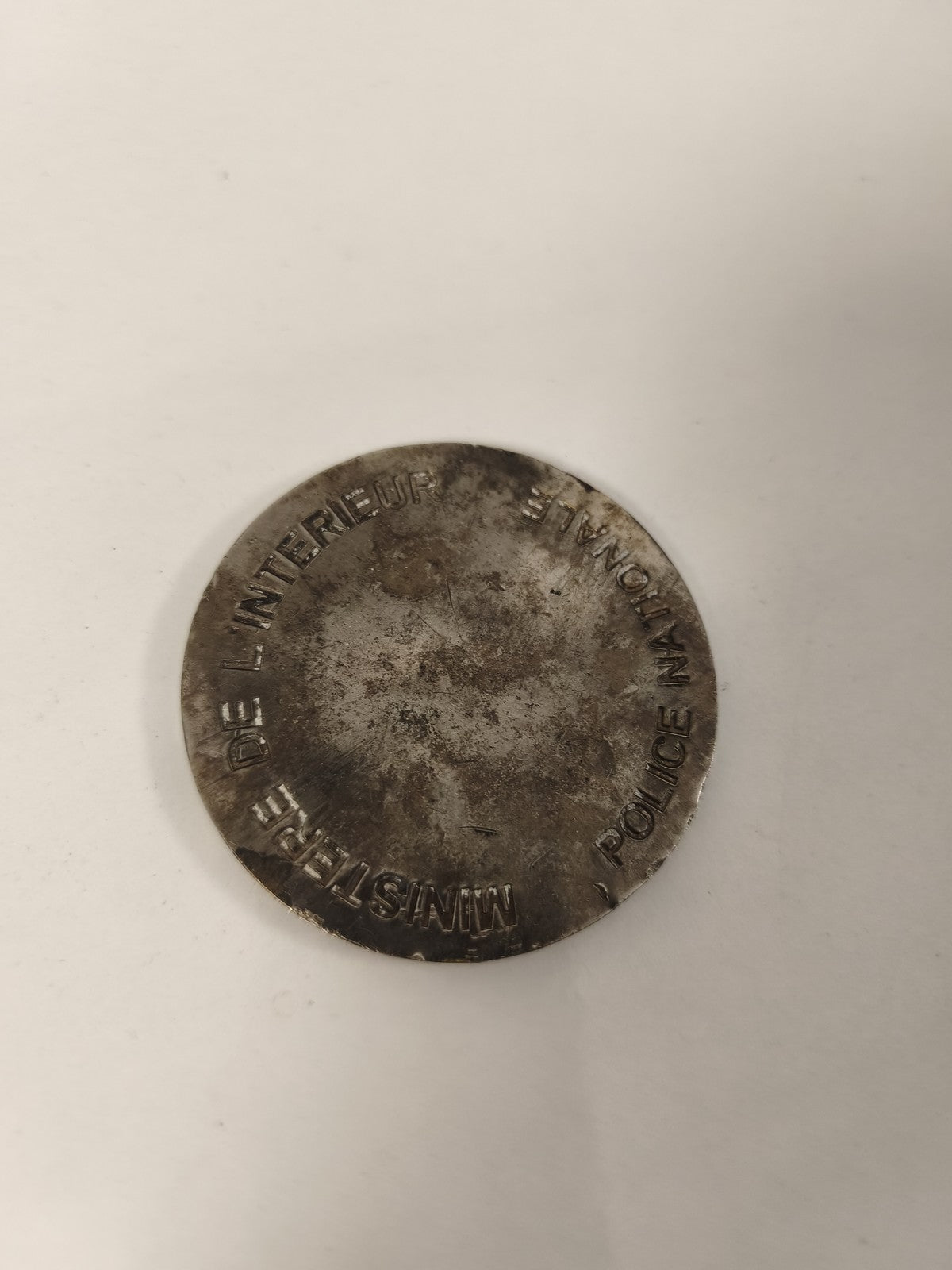 Vintage antique medal Ministry of the Interior France collector's item decoration