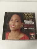CD Barbara Hendricks Chants Sacrés Eric Ericson EMI Digital pochette noire