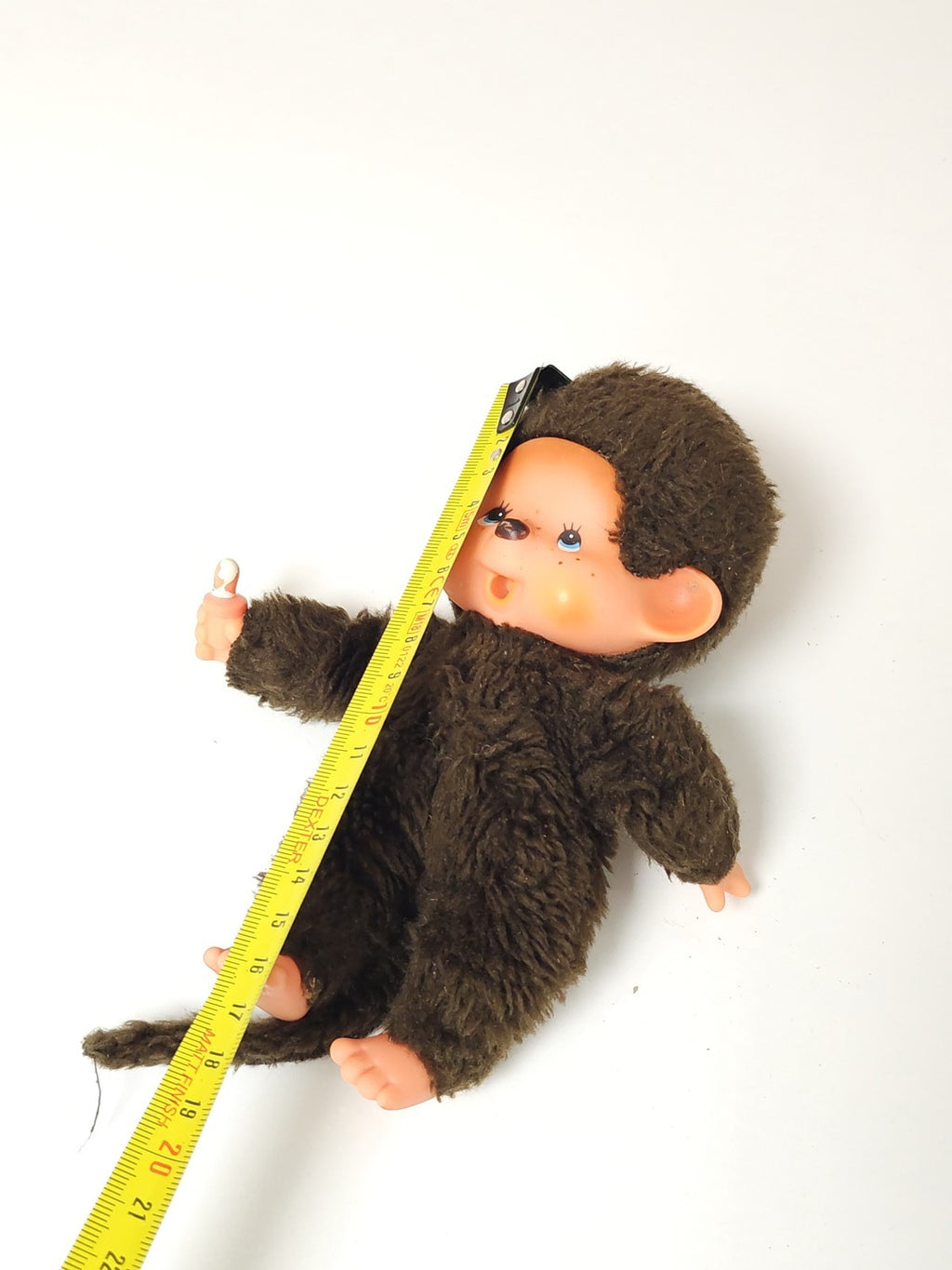 Vintage Kiki Monchhichi Sekiguchi Ajena ancien poupée peluche rétro années 70