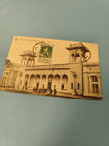 Carte postale ancienne Exposition Universelle Gand 1913 Palais Italie timbre