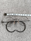 Pince-nez ancien lunettes rondes métal vintage monture rétro début XXe