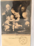 Carte postale ancienne Santa Famiglia Fra Bartolomeo Florence art religieux