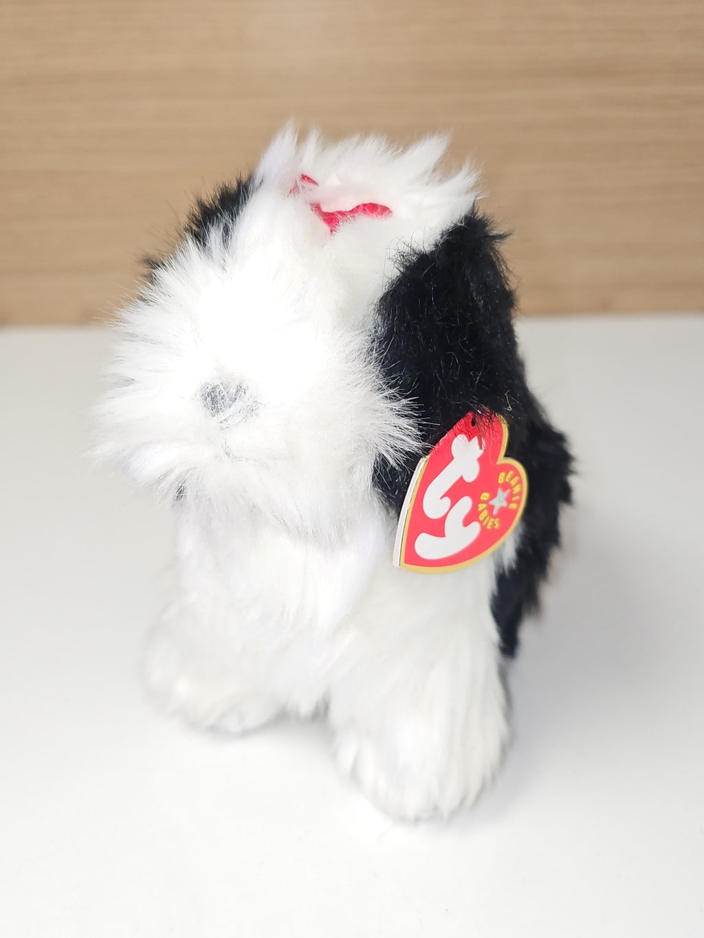 Ty Beanie Baby Poofie chien peluche 6" NEUF MWMTs jouet doux Ty plush animal