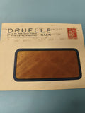 Ancienne enveloppe oblitérée début XXe vitrophanie rouge 50c Caen philatélie