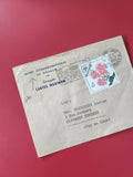 Enveloppe philatélie Monaco Musée Océanographique timbre fleurs oblitérée