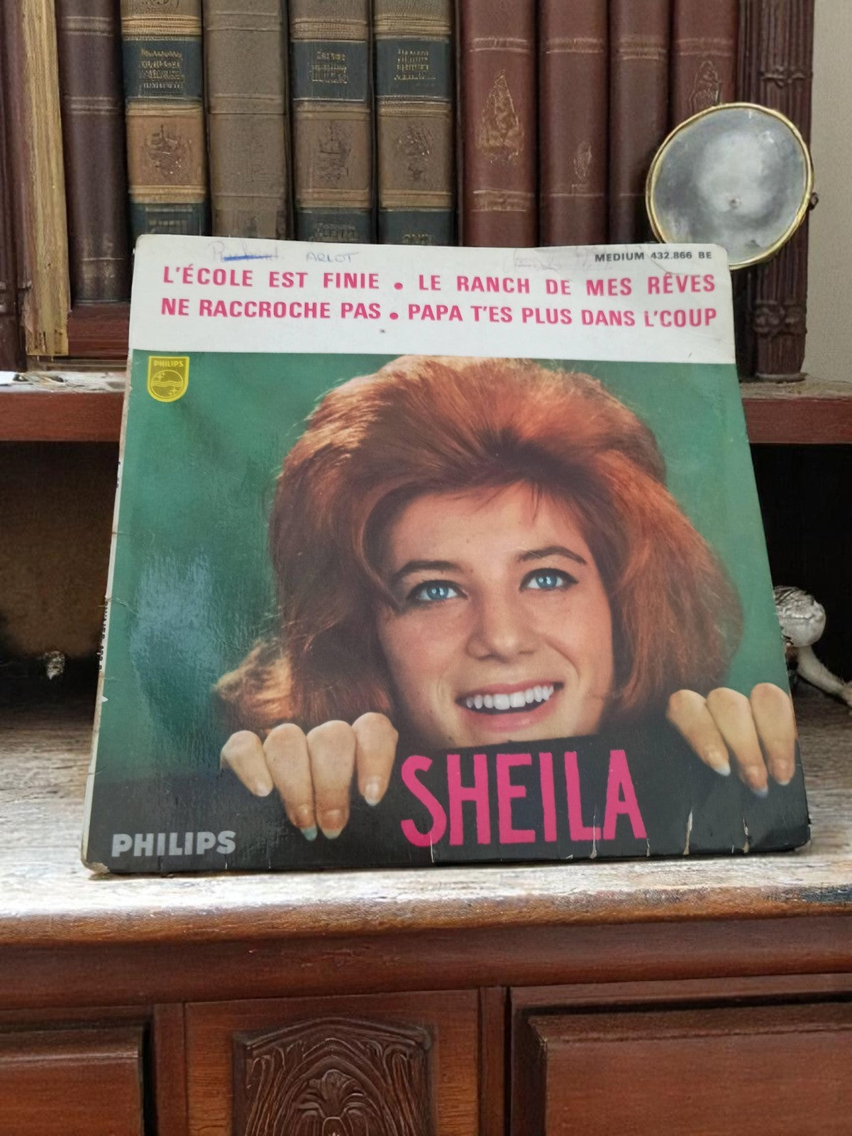 Disque vinyle Sheila Philips années 60 pochette originale vintage rare
