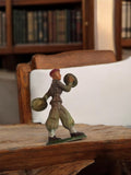Figurine Starlux vintage joueur de cymbales, petit format rétro ancien