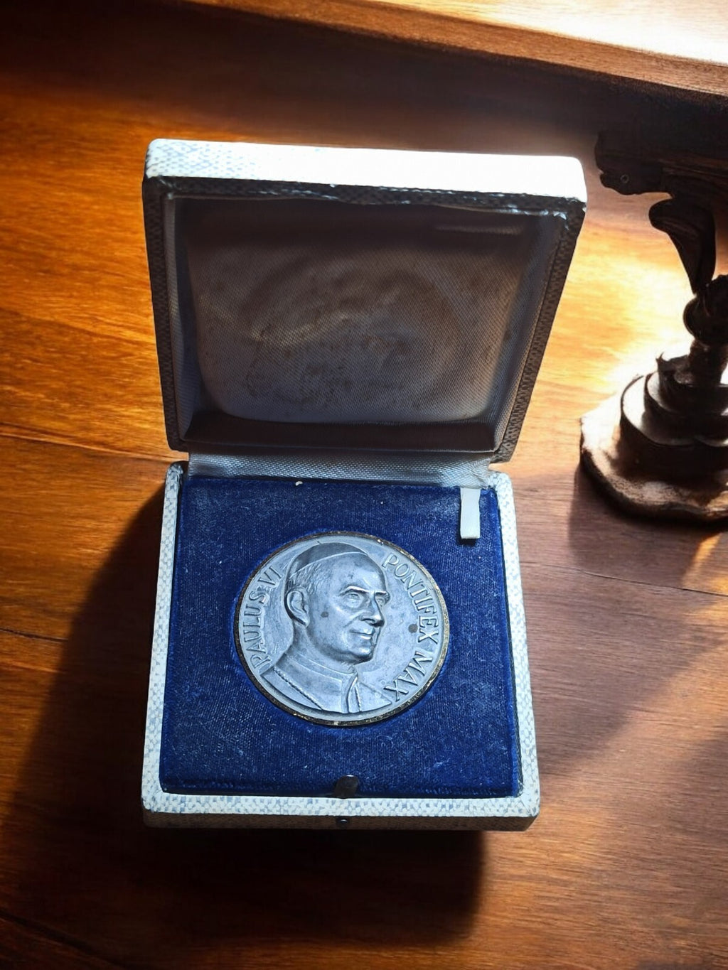 Médaille Vatican Paulus VI 1975 en coffret – Pontifex Max – Rare ancien