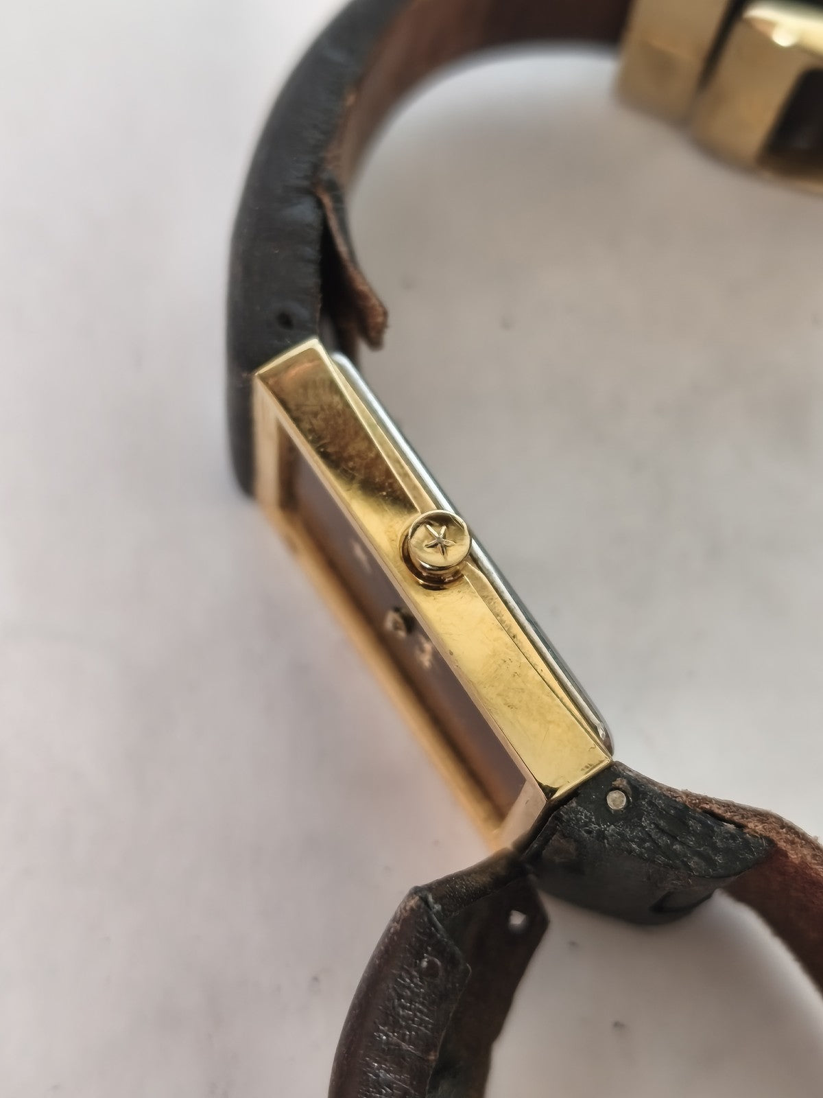 Montre femme rétro à restaurer Thierry Mugler ancienne, montre-bracelet vintage