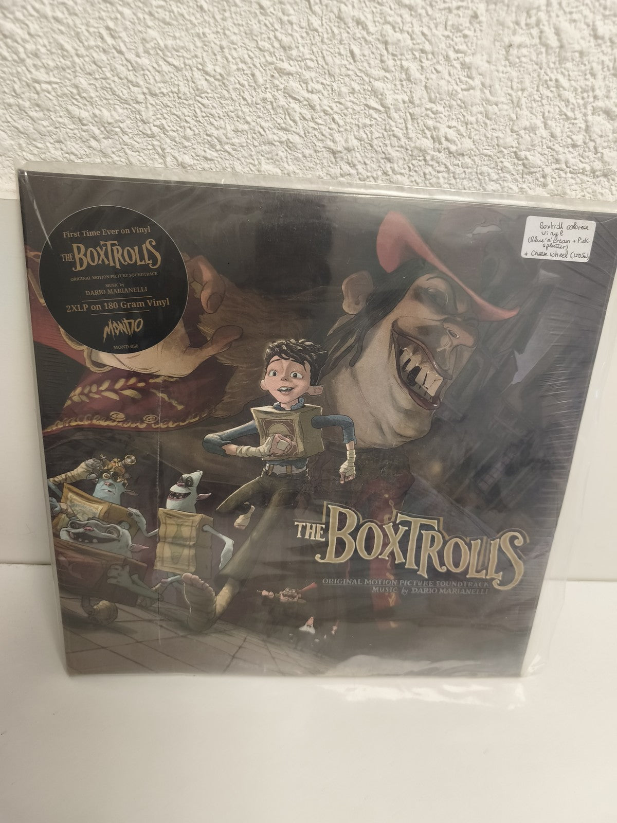 Vinyle 33 tours The Boxtrolls 2xLP Dario Marianelli édition Mondo neuf