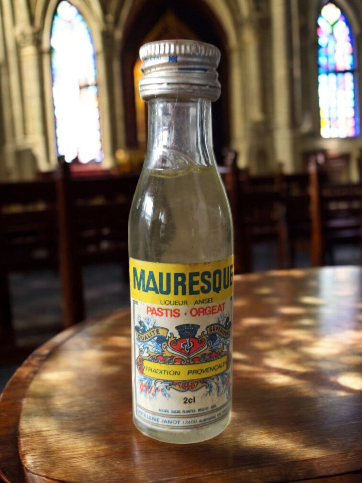 Mignonnette MAURESQUE Pastis Orgeat vintage 1960s liqueur anisée Provence