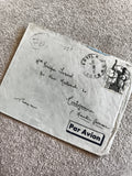 Lettre ancienne France 1951 timbre Afrique occidentale Par Avion philatélie