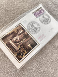 Lettre FDC Abbaye Bec Hellouin 1991 cachet premier jour philatélie ancien