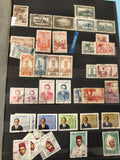 Lot anciens timbres oblitérés Maghreb Maroc, portraits, monuments, collection ph